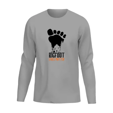 Bigfoot Lives Matter Men Long Sleeve Shirt